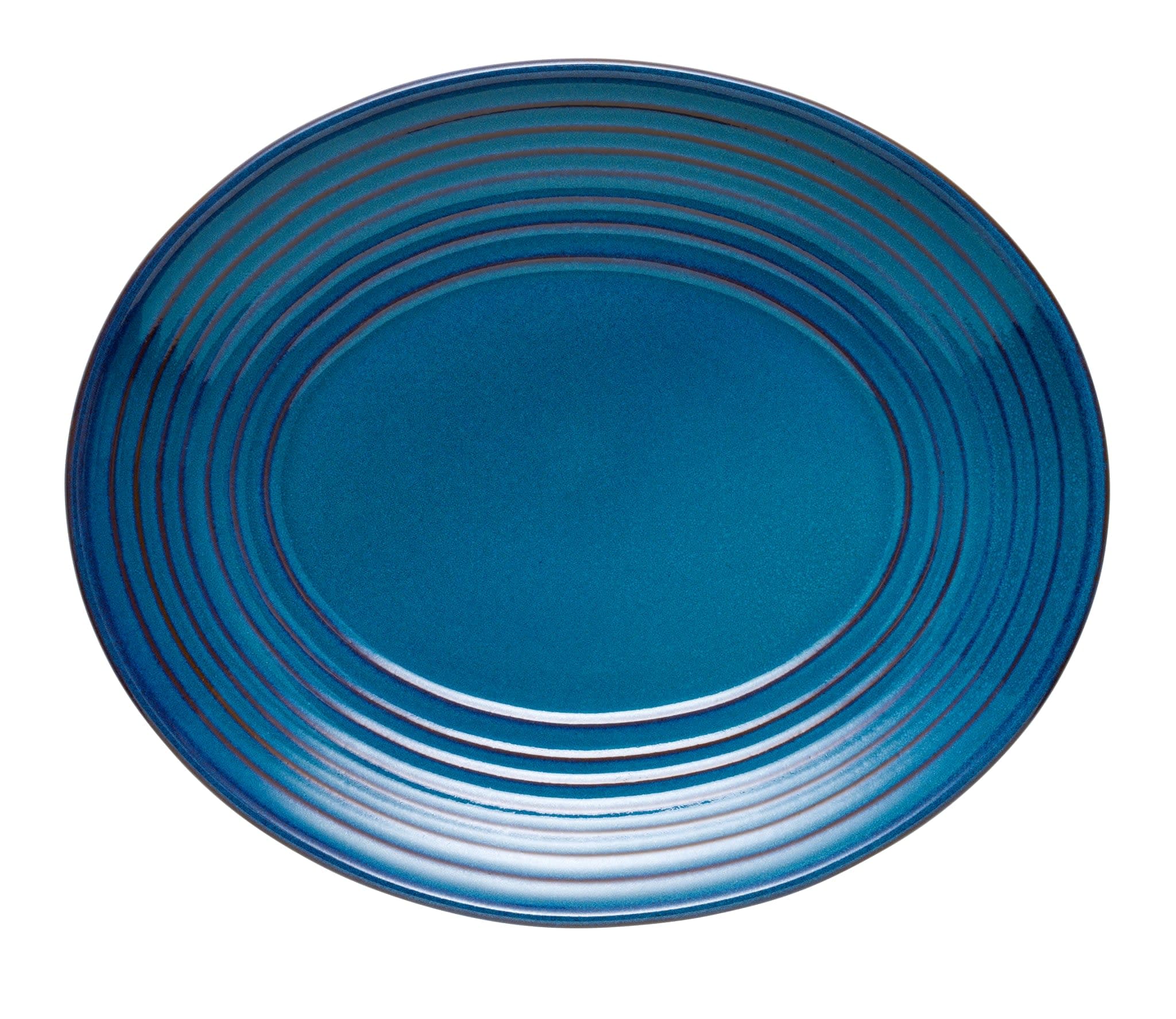 Canyonlands Oval Platter 12 1/4" X 10 1/8" -Blue
