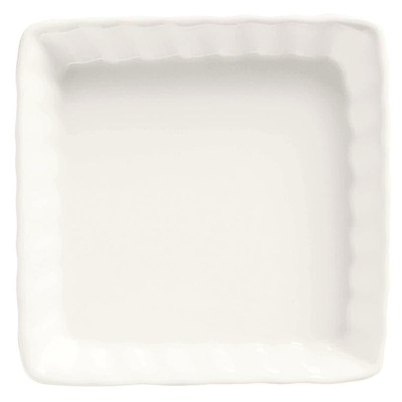 10 5/8" Bedrock Square Creme Brulee, 7 Oz