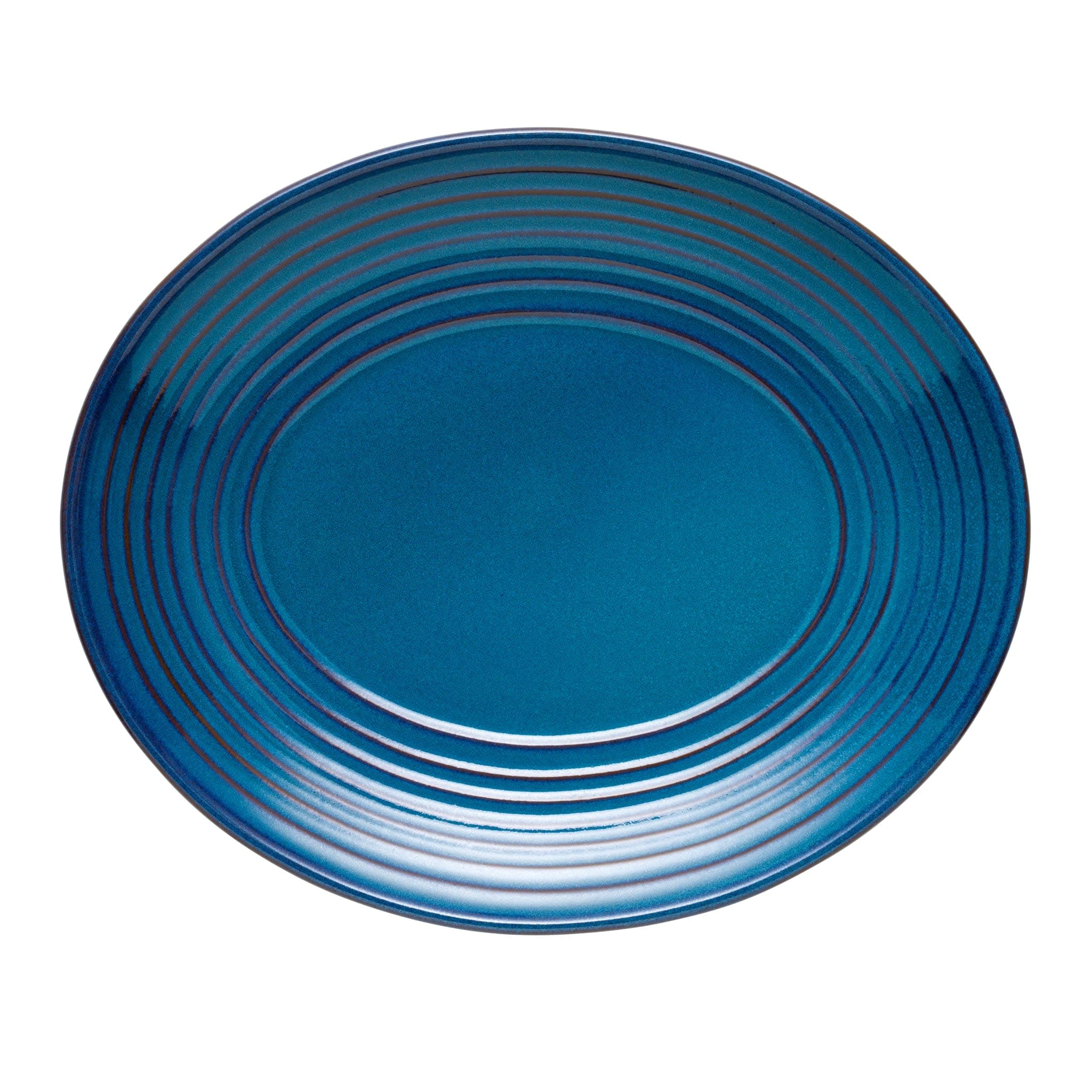 Canyonlands Oval Platter 12 1/4" X 10 1/8" -Blue